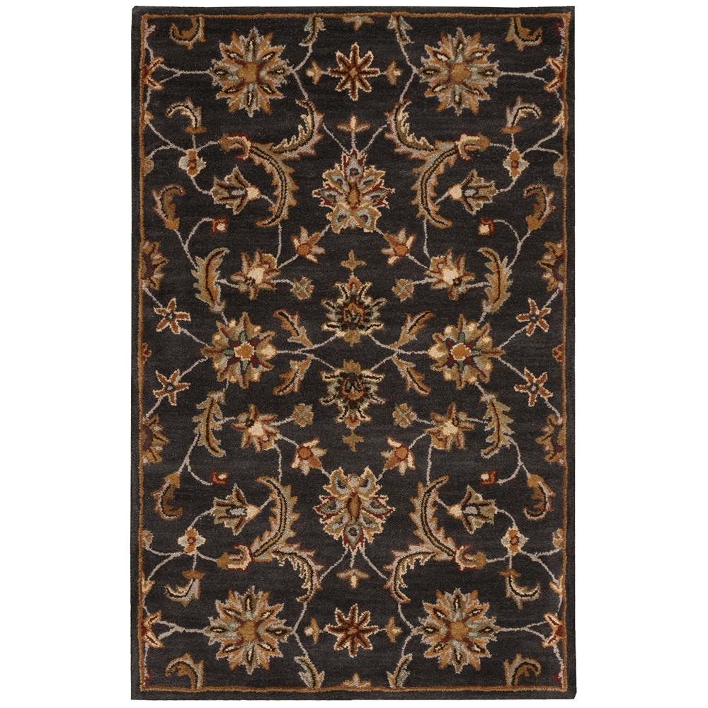 Nourison IH83 India House 5 Ft. x 8 Ft. Indoor/Outdoor Rectangle Rug in  Charcoal